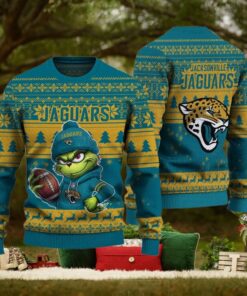 NFL Jacksonville Jaguars The Grinch Ugly Christmas Sweater