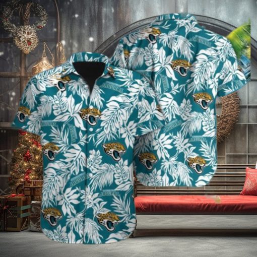 NFL Jacksonville Jaguars Tropical Leafs Hawaiian Shirt