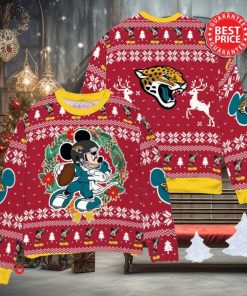 NFL Jacksonville Jaguars x Mickey Mouse Christ Ugly Sweater