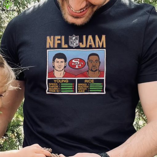 NFL Jam 49ers Young And Rice 2022 hoodie, sweater, longsleeve, shirt v-neck, t-shirt