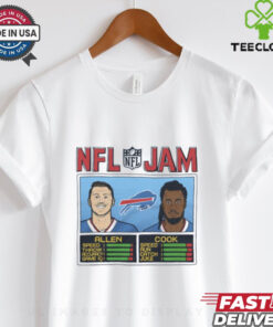 NFL Jam Buffalo Bills Allen And Cook t hoodie, sweater, longsleeve, shirt v-neck, t-shirt