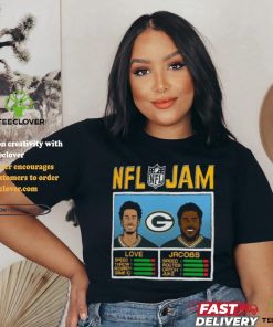 NFL Jam Jordan Love And Josh Jacobs Green Bay Packers Shirt