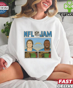 NFL Jam Los Angeles Chargers Herbert And Dobbins 2024 t shirt