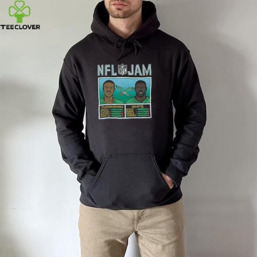 NFL Jam Philadelphia Eagles Randall Cunningham And Reggie White hoodie, sweater, longsleeve, shirt v-neck, t-shirt