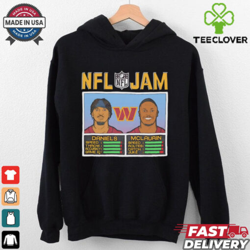 NFL Jam Washington Commanders Jayden Daniels and Terry McLaurin shirt