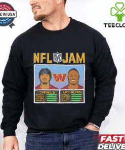 NFL Jam Washington Commanders Jayden Daniels and Terry McLaurin shirt