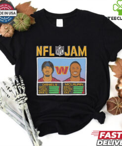 NFL Jam Washington Commanders Jayden Daniels and Terry McLaurin shirt