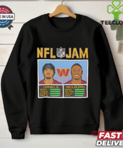 NFL Jam Washington Commanders Jayden Daniels and Terry McLaurin shirt