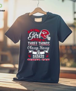 NFL Kansas City Chiefs A Girl Should Be Three Things T Shirt 2 NFL Kansas City Chiefs A Girl Should Be Three Things T Shirt