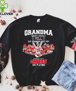 NFL Kansas City Chiefs Grandma Doesn’t Usually Yell But When She Does Her signature hoodie, sweater, longsleeve, shirt v-neck, t-shirt