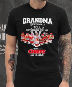 NFL Kansas City Chiefs Grandma Doesn’t Usually Yell But When She Does Her signature hoodie, sweater, longsleeve, shirt v-neck, t-shirt