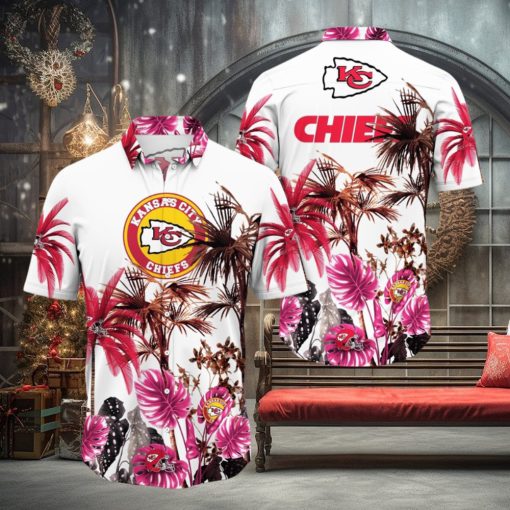 NFL Kansas City Chiefs Hawaii Shirt Palm Tree Aloha Shirt For Fans