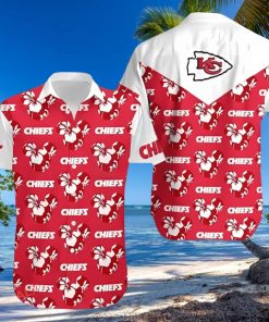 NFL Kansas City Chiefs Hawaiian Shirt Mickey And Flowers
