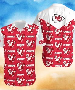 NFL Kansas City Chiefs Hawaiian Shirt Mickey And Flowers