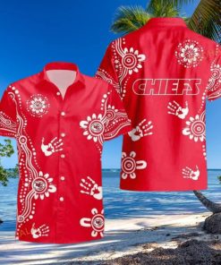 NFL Kansas City Chiefs Hawaiian Shirt Red Aloha Beach Lovers Gift