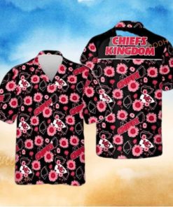 NFL Kansas City Chiefs Hawaiian Shirt Sunflower Pattern Gift For Beach Trip