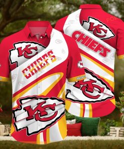 NFL Kansas City Chiefs Logo Hawaiian Shirt, Gift For Football NFL Fans