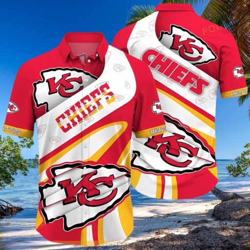NFL Kansas City Chiefs Logo Hawaiian Shirt