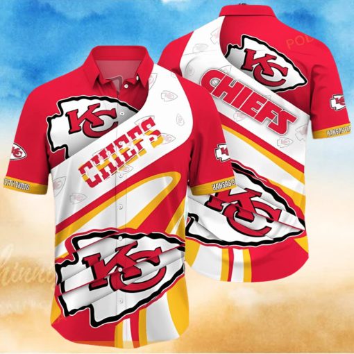 NFL Kansas City Chiefs Logo Hawaiian Shirt