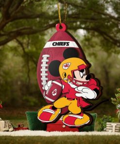 NFL Kansas City Chiefs Mickey Mouse Christmas Ornament