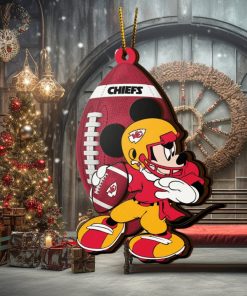 NFL Kansas City Chiefs Mickey Mouse Christmas Ornament