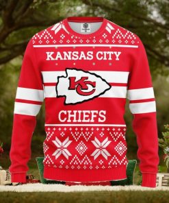 NFL Kansas City Chiefs New Season Weave Knitted Christmas 3D Sweater
