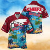 NFL Indianapolis Colts Palm Tree Hot Summer Hawaiian Shirt Gifts Sport Fans