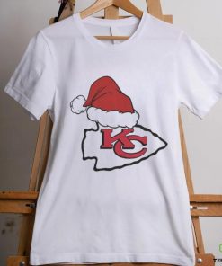 NFL Kansas City Chiefs Santa Hat Logo Christmas Holiday 2023 T hoodie, sweater, longsleeve, shirt v-neck, t-shirt