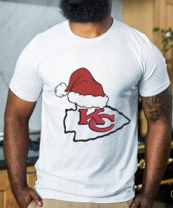 NFL Kansas City Chiefs Santa Hat Logo Christmas Holiday 2023 T hoodie, sweater, longsleeve, shirt v-neck, t-shirt