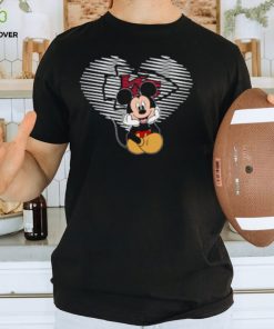 NFL Kansas City Chiefs The Heart Mickey Mouse Disney Football T Shirt