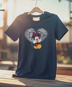 NFL Kansas City Chiefs The Heart Mickey Mouse Disney Football T Shirt