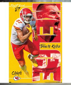 NFL Kansas City Chiefs Travis Kelce 22 Wall Poster