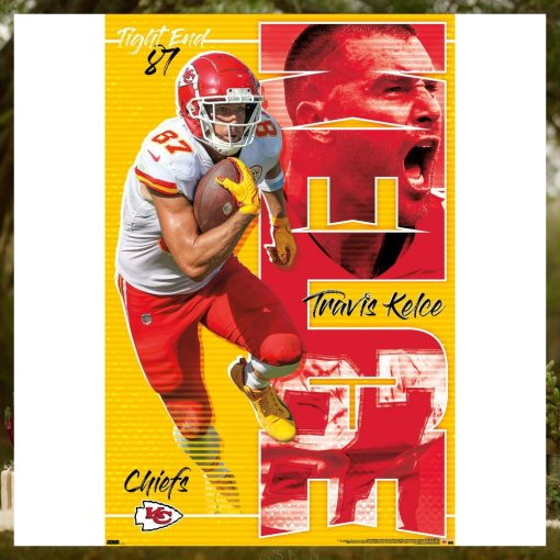 NFL Kansas City Chiefs   Travis Kelce 22 Wall Poster