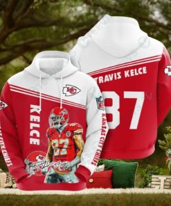 NFL Kansas City Chiefs Travis Kelce Best 3D Hoodies