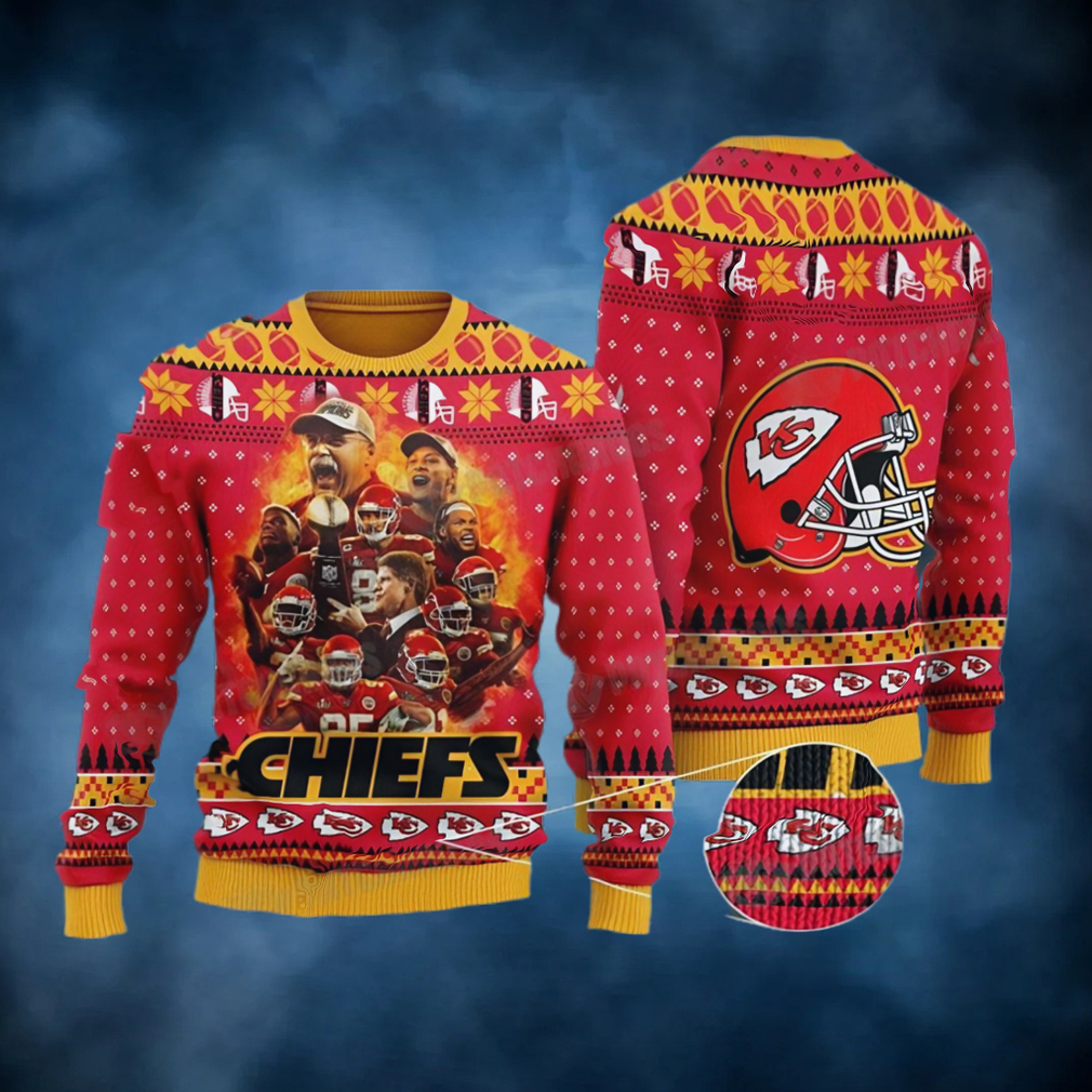 NFL Kansas City Chiefs Ugly Christmas Sweater Football Fan Gift NFL Kansas City Chiefs Ugly Christmas Sweater Football Fan Gift