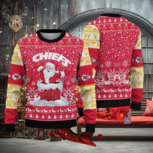 NFL Kansas City Chiefs Ugly Christmas Sweater Woven