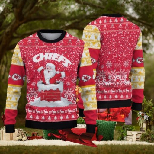 NFL Kansas City Chiefs Ugly Christmas Sweater Woven