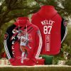 NFL Kansas City Chiefs Travis Kelce Best 3D Hoodies