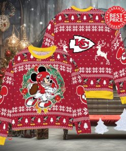 NFL Kansas City Chiefs x Mickey Mouse Christ Ugly Sweater
