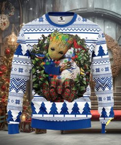 NFL Kansas City Royals Groot Hug Christmas Ugly Sweater