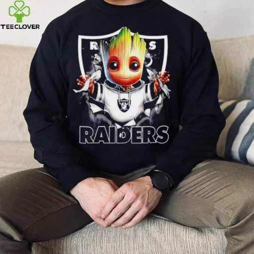 NFL Las Vegas Raiders Baby Groot hoodie, sweater, longsleeve, shirt v-neck, t-shirt