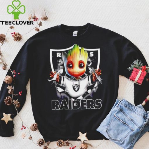 NFL Las Vegas Raiders Baby Groot hoodie, sweater, longsleeve, shirt v-neck, t-shirt