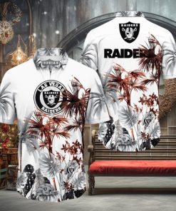 NFL Las Vegas Raiders Hawaii Shirt Palm Tree Aloha Shirt For Fans