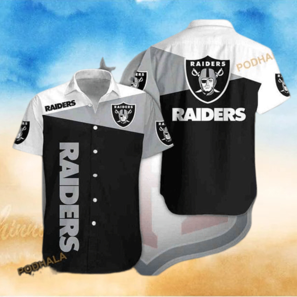 NFL Las Vegas Raiders Hawaiian Shirt Practical Beach Gift NFL Las Vegas Raiders Hawaiian Shirt Practical Beach Gift