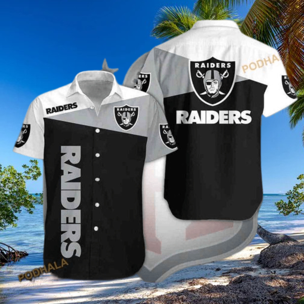 NFL Las Vegas Raiders Hawaiian Shirt Practical Beach Gift NFL Las Vegas Raiders Hawaiian Shirt Practical Beach Gift