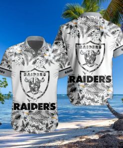 NFL Las Vegas Raiders Hawaiian Shirt Special Floral Tropical Team Spirit
