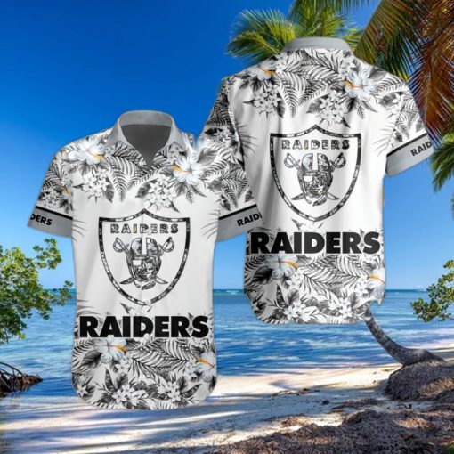 NFL Las Vegas Raiders Hawaiian Shirt Special Floral Tropical Team Spirit