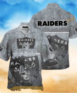 NFL Las Vegas Raiders Hawaiian Shirt Summer Beach Gift