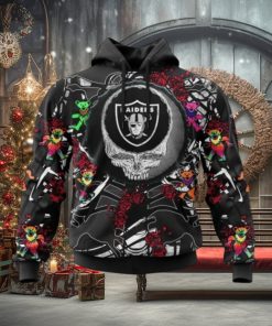 NFL Las Vegas Raiders Mix Grateful Dead, Personalized Name & Number Specialized Concepts Kits 3D Hoodie