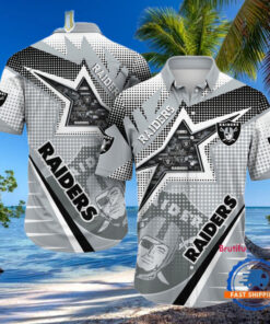 NFL Las Vegas Raiders Special Football Team Star Hawaiian Shirts